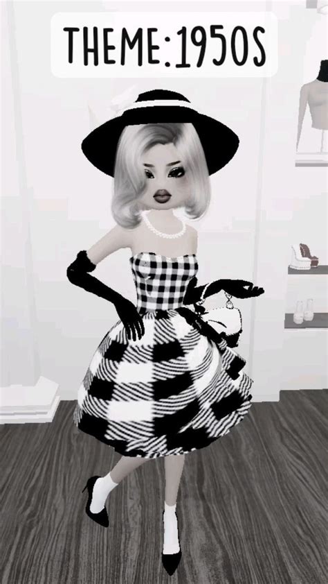 1950s dti|Dress to impress:: theme: 1950’s ꨄ in 2024 .